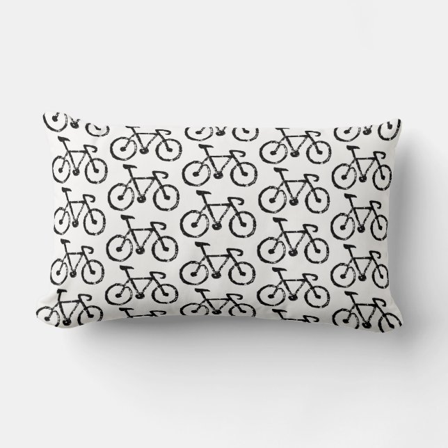Racing Bike Print Throw Kissen (Vorderseite)