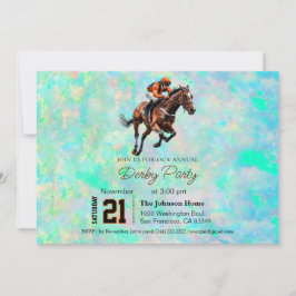 Racing Birthday Derby Party Einladung