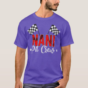 Racing Car Grandma Of The Birthday Boy Nani Pit C T-Shirt