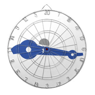 Racing Car Illustration auf T - Shirt gedruckt Dartscheibe