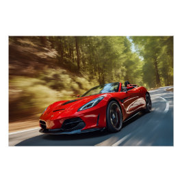 RACING CAR POSTER