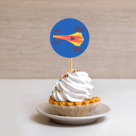 Racing Car Racetrack Baby Boy Dedication Runder Aufkleber