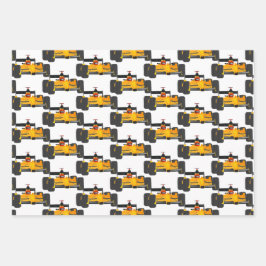 Racing Cars geteerte Design Wrapping Paper Sheets Geschenkpapier Set