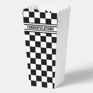 Racing Checkered Sieger Flag Schwarz-Weiß Geschenkschachtel
