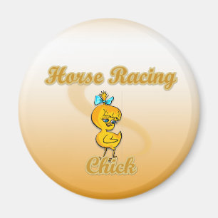 Racing Chick Magnet