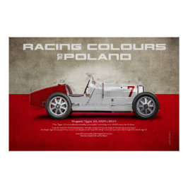 Racing Colours of Poland Poster