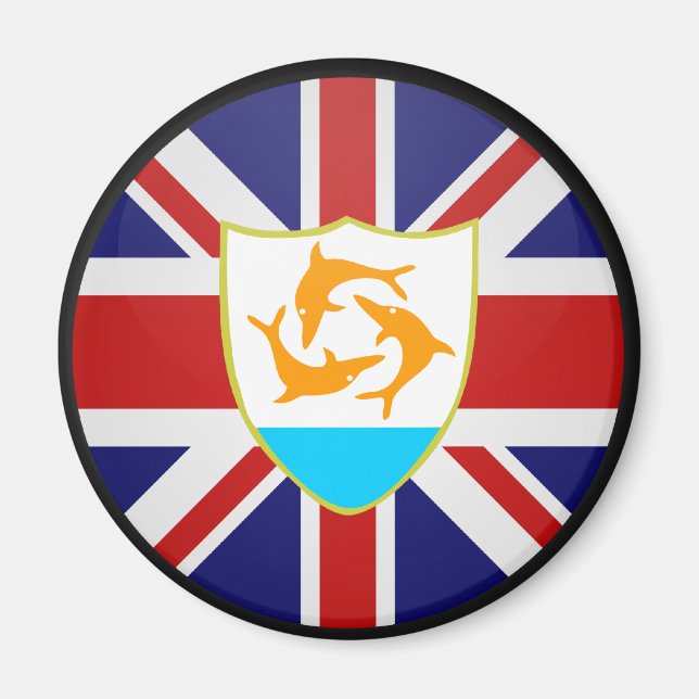 Racing der Anguilla-Qualität Magnet (Vorne)