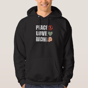 Racing der friedlichen Liebe Hoodie