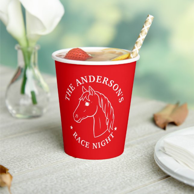 Racing Derby Day Race Night Party Pappbecher (In Situ)