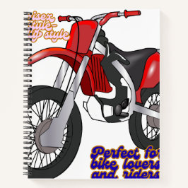 Racing Dirt Bike Art Notizbuch