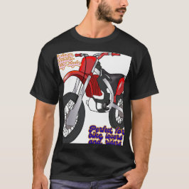 Racing Dirt Bike Art T-Shirt