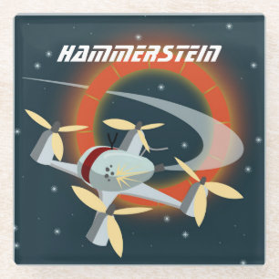 Racing-Drohne Glasuntersetzer