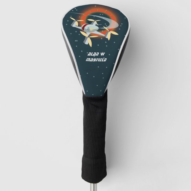 Racing-Drohne Golf Headcover (Vorderseite)