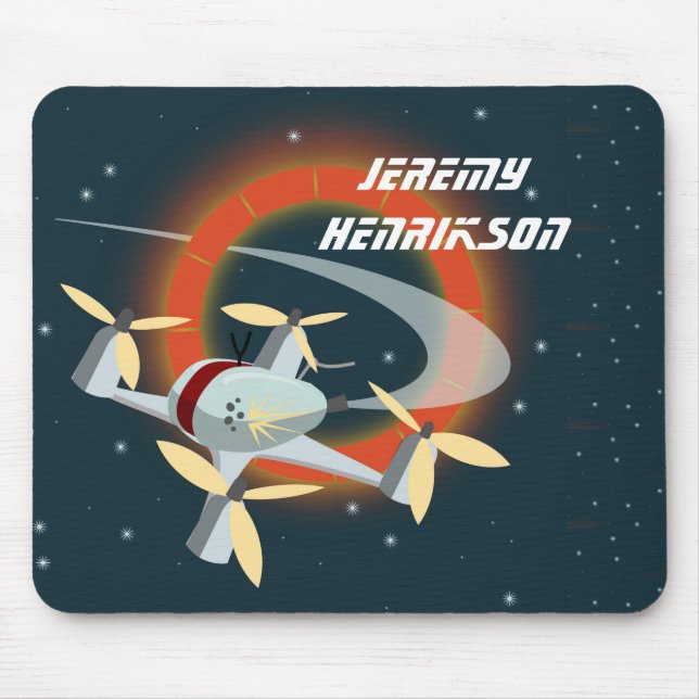 Racing-Drohne Mousepad (Vorne)