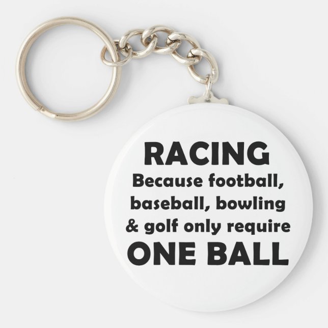 Racing erfordert Kugeln Schlüsselanhänger (Vorne)