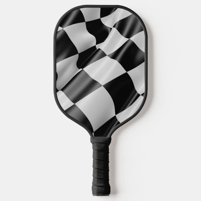Racing Flag Pickleball Paddle (Vorderseite)