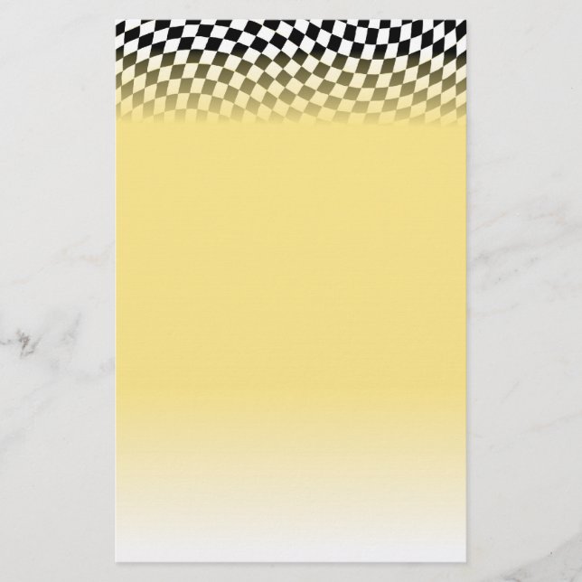 Racing Flag Stationery Briefpapier (Vorderseite)