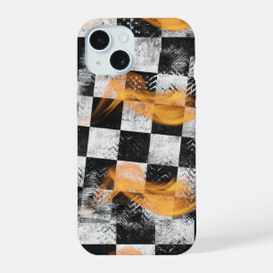 Racing Flames Design Phone Case iPhone 15 Hülle