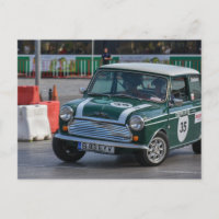 Racing Green Classic Mini Cooper Autokarte