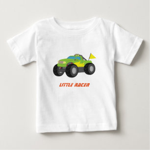 Racing Green Monster Truck für Baby Boys T-shirt