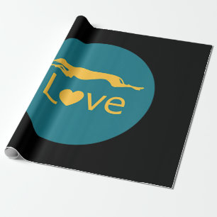 Racing Greyhound Liebe Geschenkpapier