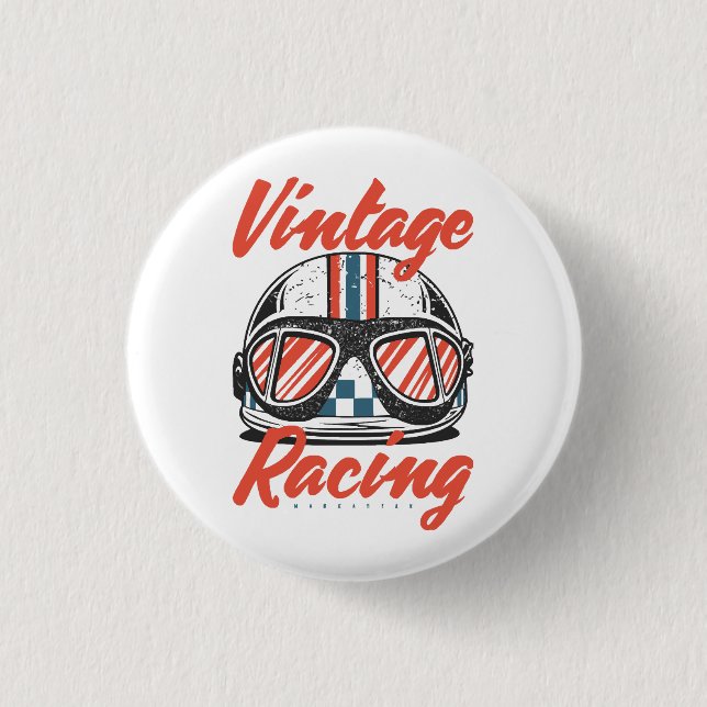 Racing Helmet Button (Vorderseite)