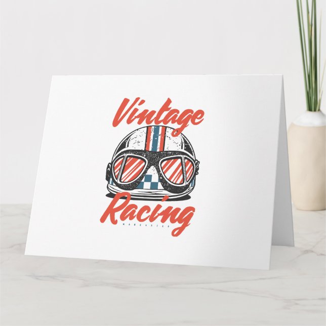 Racing Helmet Karte (Vorderseite)
