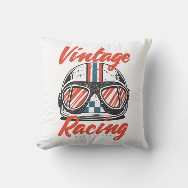 Racing Helmet Kissen (Vorderseite)