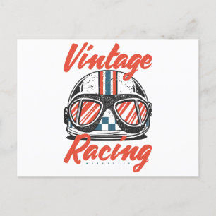 Racing Helmet Postkarte
