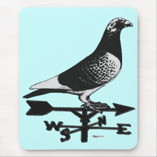 Racing Homer: Weathervane Homer Mousepad