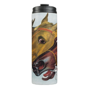 Racing Horses Tumbler Thermosbecher