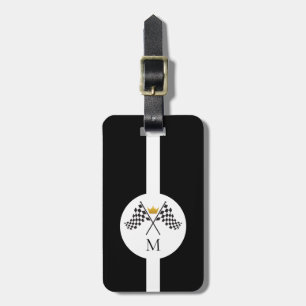 Racing Initial Monogram Reise Gepäckanhänger