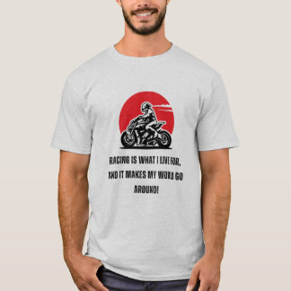 Racing ist das, wofür ich lebe | F1 | Motorsport T-Shirt
