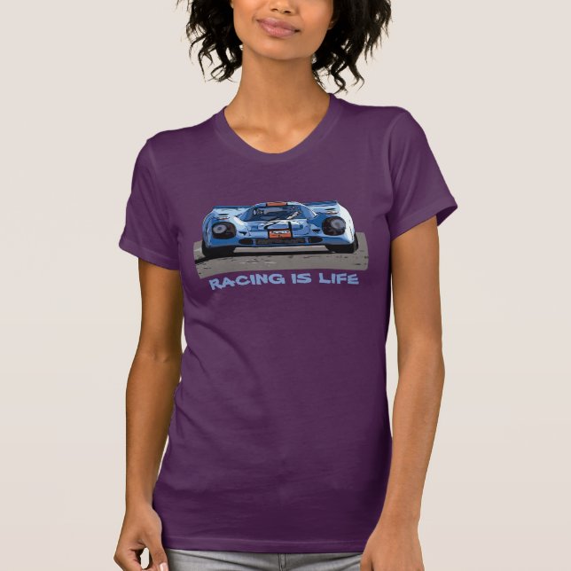 RACING IST LEBEN T-Shirt (Vorderseite)