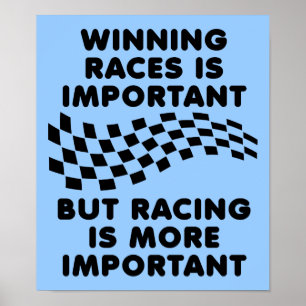 Racing ist wichtiger Dirt Bike Motocross Schild