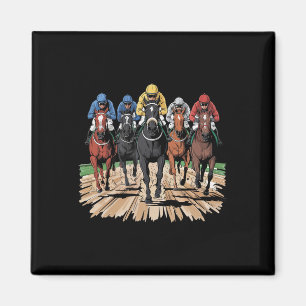 Racing Jockey Racer Der Magnet