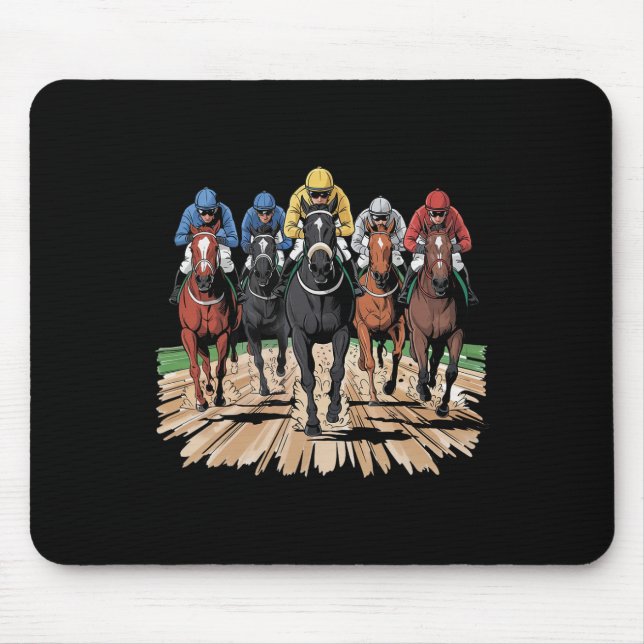 Racing Jockey Racer Der Mousepad (Vorne)