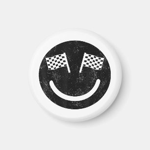 Racing Lächeln für Race Car Partys Magnet