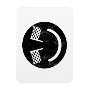 Racing Lächeln für Race Car Partys Magnet