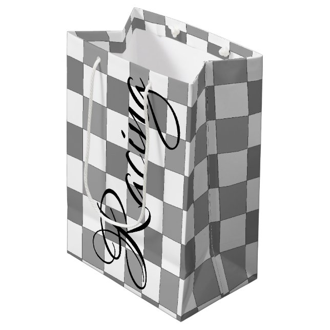 Racing Mittlere Geschenktüte (Vorderseite Schrägansicht)