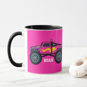 Racing Monster Truck, für Jungen und Mädchen Coffe Tasse