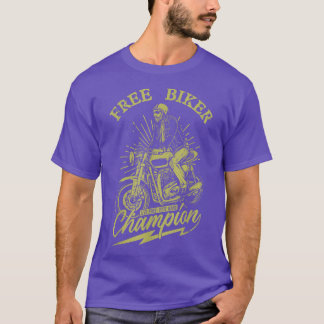 Racing Motorrad-Racing Motorrad Riker Rocker Motor T-Shirt