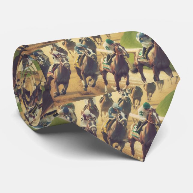 Racing Neck Tie Krawatte (Gerollt)
