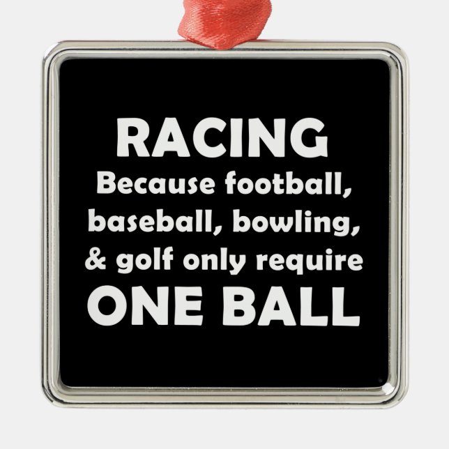 Racing Ornament Aus Metall (Vorne)