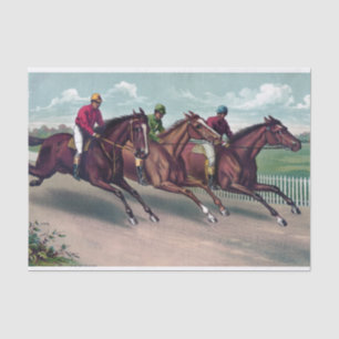 Racing Painting Decoupage Seidenpapier