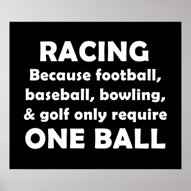 Racing Poster (Vorne)