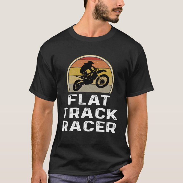 Racing Racing Racer Retro T-Shirt (Vorderseite)