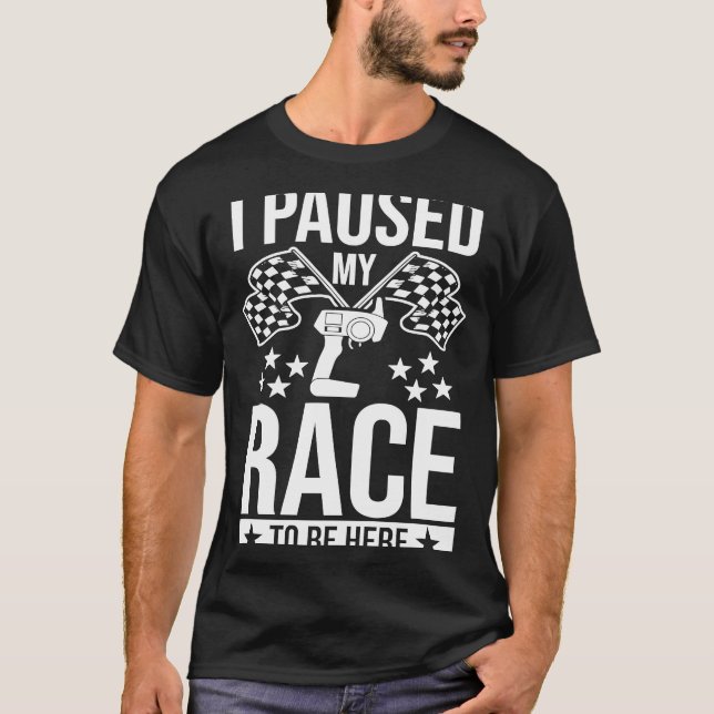 Racing-Racing-Slot Car Racer Lauf Ich hielt mein R T-Shirt (Vorderseite)