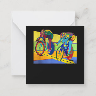 Racing    RacingRacingRadfreunde Frauen Sprint bee Mitteilungskarte