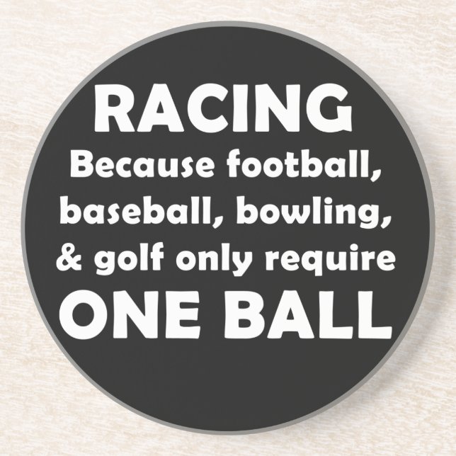 Racing Sandstein Untersetzer (Vorne)